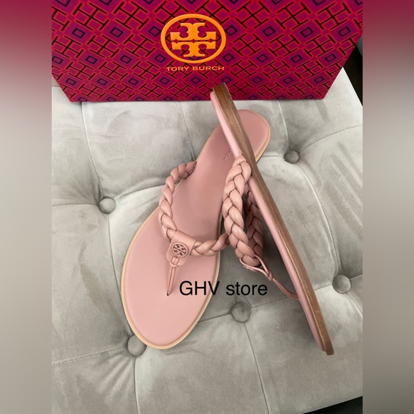 Tory Burch Braided Benton Thong Sandal - Picture 4 of 4